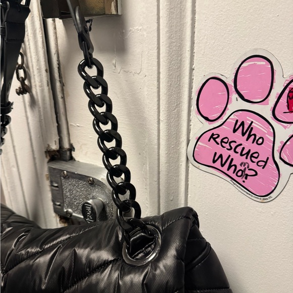 Rebecca Minkoff Black Quilted Shoulder Bag XL Like New - Picture 15 of 15